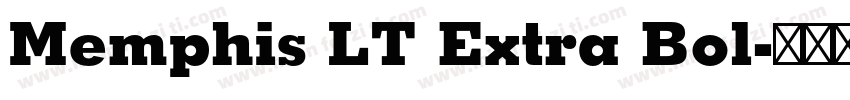 Memphis LT Extra Bol字体转换